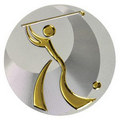 High Relief Aluminum Mylar Insert - 2" Golf